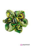 Paparazzi "This Used to Be My Playground - Green" hair clip Paparazzi Jewelry