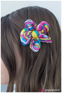 Paparazzi "This Used to Be My Playground - Yellow" hair clip Paparazzi Jewelry