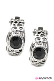 Paparazzi "Threw Me A Curve" earring Paparazzi Jewelry