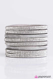 Paparazzi "Thriller" Silver Wrap Bracelet Paparazzi Jewelry