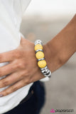 Paparazzi "Through The Jungle - Yellow" bracelet Paparazzi Jewelry
