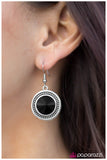 Paparazzi "Through The Periscope" Black Earrings Paparazzi Jewelry