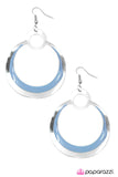 Paparazzi "Throwing Shade" Blue Earrings Paparazzi Jewelry