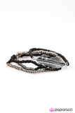 Paparazzi "Thunderbird - Black" bracelet Paparazzi Jewelry