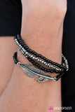 Paparazzi "Thunderbird - Black" bracelet Paparazzi Jewelry