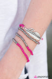 Paparazzi "Thunderbird - Pink" bracelet Paparazzi Jewelry