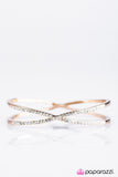 Paparazzi "Thunderstorm" Gold Bracelet Paparazzi Jewelry