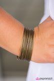 Paparazzi "Tic Tac STACK!" Brass Bracelet Paparazzi Jewelry