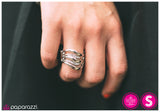 Paparazzi "Tidal Wave" Silver Ring Paparazzi Jewelry