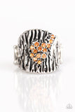 Paparazzi "Tiger Stripes - Orange " ring Paparazzi Jewelry