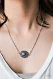 Paparazzi "TIJUANA Dance?" Silver Necklace & Earring Set Paparazzi Jewelry