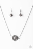 Paparazzi "TIJUANA Dance?" Silver Necklace & Earring Set Paparazzi Jewelry