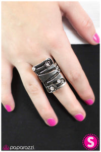 Paparazzi "Tiki Couture" Silver Ring Paparazzi Jewelry