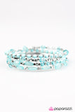 Paparazzi "Tiki Twist - Blue" bracelet Paparazzi Jewelry
