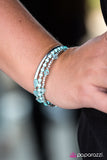 Paparazzi "Tiki Twist - Blue" bracelet Paparazzi Jewelry