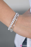 Paparazzi "Tiki Twist - White" bracelet Paparazzi Jewelry