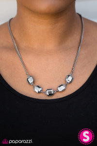 Paparazzi "Till The Money Runs Out" Black Necklace & Earring Set Paparazzi Jewelry