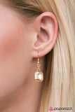 Paparazzi "Till The Money Runs Out" Gold Necklace & Earring Set Paparazzi Jewelry