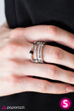 Paparazzi "Tilt-A-Whirl - Black" ring Paparazzi Jewelry