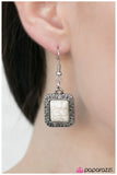 Paparazzi "Til The Cows Come Home - White" earring Paparazzi Jewelry