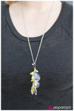 Paparazzi "Til The Fat Lady Sings" Yellow Necklace & Earring Set Paparazzi Jewelry