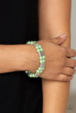 Paparazzi VINTAGE VAULT "Time After TIMELESS" Green Bracelet Paparazzi Jewelry