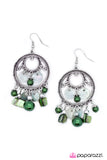 Paparazzi "Time Is On Our Side" Green Earrings Paparazzi Jewelry