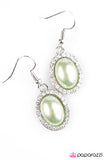 Paparazzi "Timelessly Tampa - Green" earring Paparazzi Jewelry