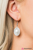 Paparazzi "Timelessly Tampa - White" earring Paparazzi Jewelry