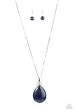 Paparazzi "Timelessly Tranquil" Blue Necklace & Earring Set Paparazzi Jewelry