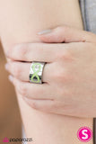 Paparazzi "Timeless Sophistication - Green" ring Paparazzi Jewelry