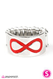 Paparazzi "Timeless Sophistication - Red" ring Paparazzi Jewelry