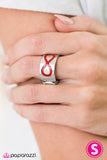 Paparazzi "Timeless Sophistication - Red" ring Paparazzi Jewelry