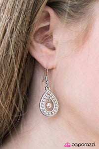 Paparazzi "Timeless Tradition" Brown Earrings Paparazzi Jewelry