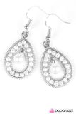 Paparazzi "Timeless Tradition" White Earrings Paparazzi Jewelry