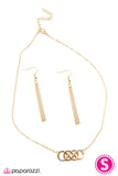 Paparazzi "Timeless Treasure - Gold" necklace Paparazzi Jewelry