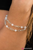 Paparazzi "Timeless Wonders - White" bracelet Paparazzi Jewelry