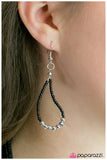 Paparazzi "Time To Tango" Black Necklace & Earring Set Paparazzi Jewelry