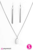 Paparazzi "Tiny and Tranquil - White" necklace Paparazzi Jewelry