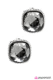 Paparazzi "Tip of the Iceberg" Silver Earrings Paparazzi Jewelry
