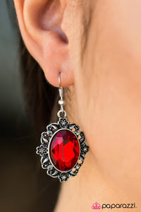 Paparazzi "To Buy Or Not To Buy" Red Earrings Paparazzi Jewelry