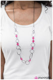 Paparazzi "Today Is A New Day" Pink Necklace & Earring Set Paparazzi Jewelry
