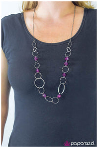 Paparazzi "Today Is A New Day - Purple " necklace Paparazzi Jewelry