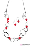 Paparazzi "Today Is A New Day - Red" necklace Paparazzi Jewelry