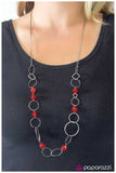 Paparazzi "Today Is A New Day - Red" necklace Paparazzi Jewelry