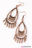 Paparazzi "Toes In The Sand" Copper Earrings Paparazzi Jewelry