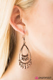 Paparazzi "Toes In The Sand" Copper Earrings Paparazzi Jewelry