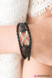 Paparazzi "Together Forever - Black" bracelet Paparazzi Jewelry