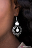 Paparazzi "Together We Rise - White" earring Paparazzi Jewelry