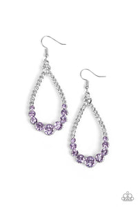 Paparazzi "Token Twinkle" Purple Earrings Paparazzi Jewelry